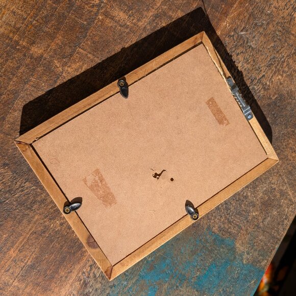 Framed Vintage 1920s Card Seed Co. Packets Set of 3 Burlap Mat Heirloom Cabbages - Picture 5 of 7